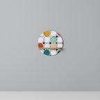 HUE HARMONY Prateleira Redonda Decorativa em Efeito Carvalho