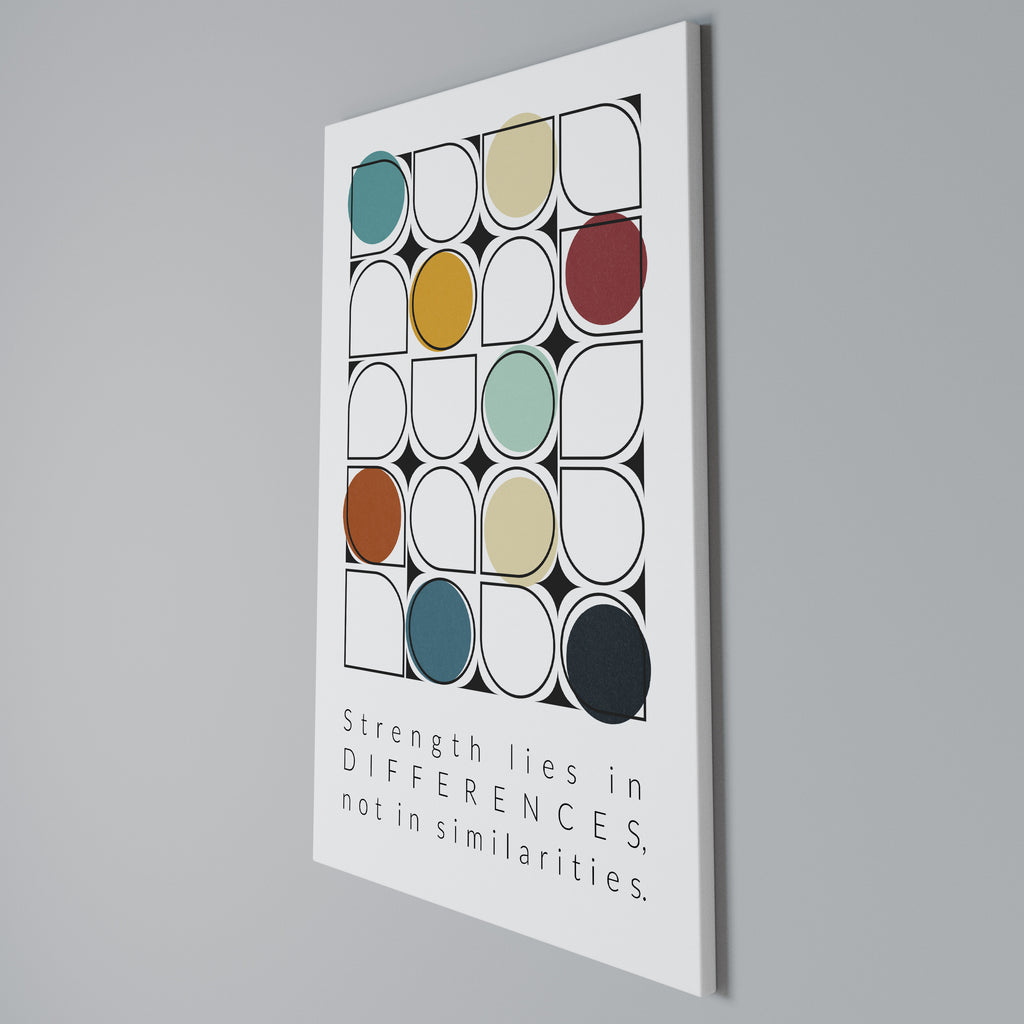 HUE HARMONY Quadro em tela vertical