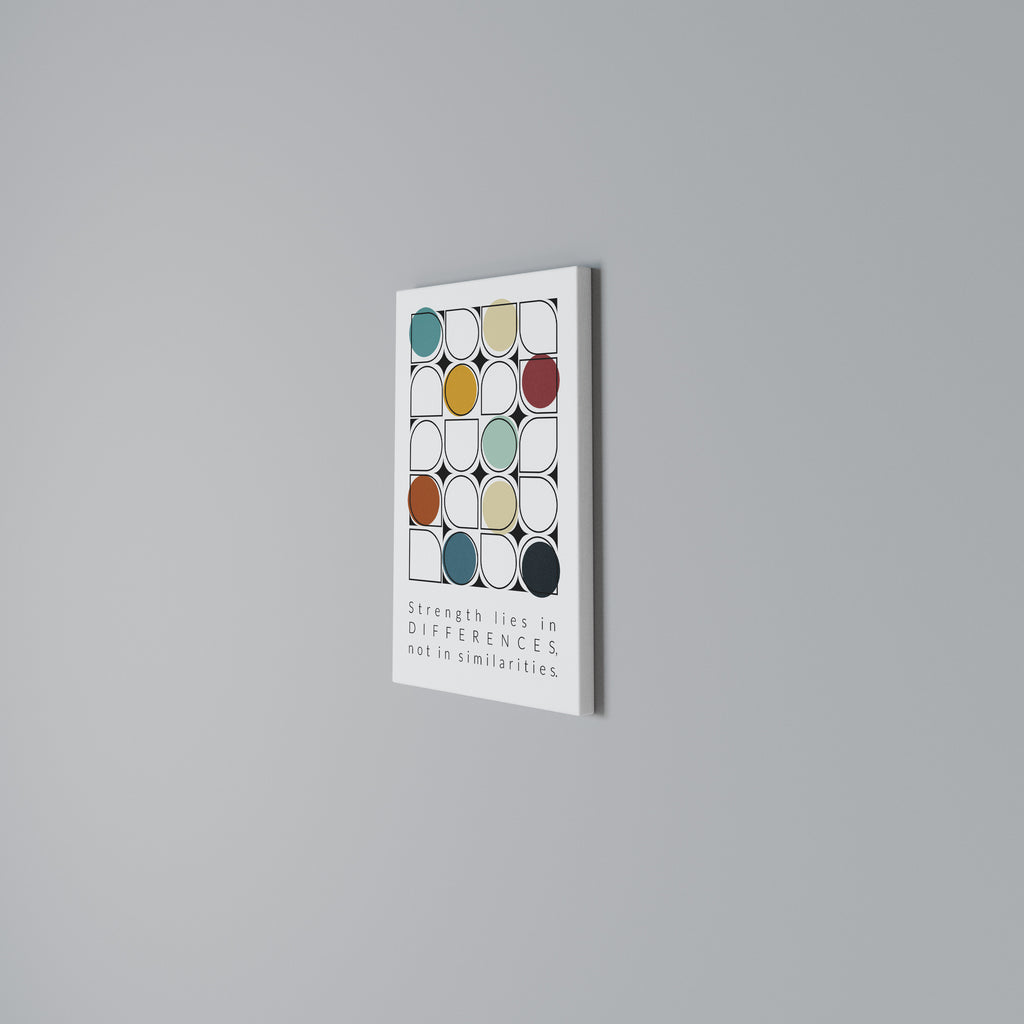 HUE HARMONY Quadro em tela vertical