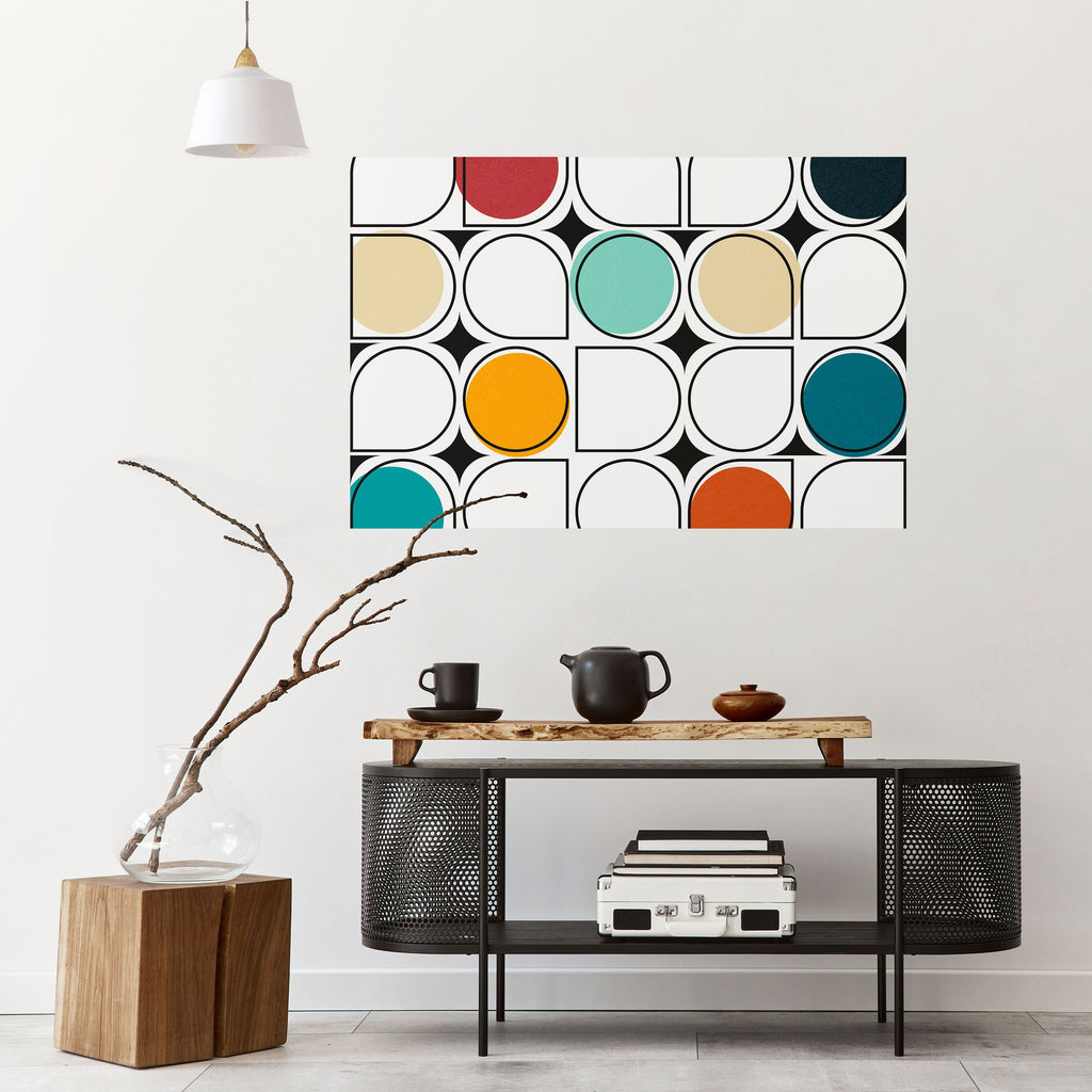 HUE HARMONY Poster Horizontal Autocolante