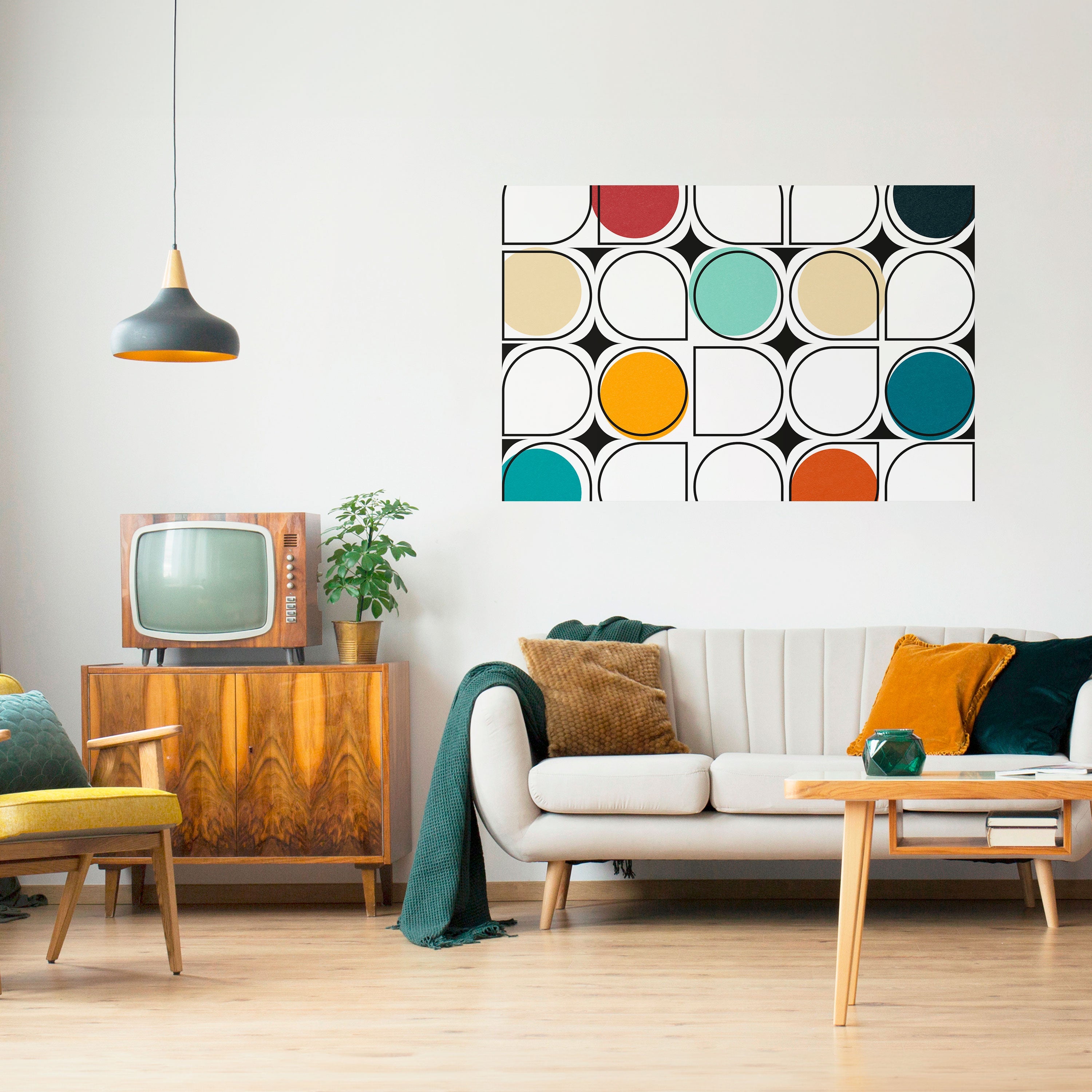 HUE HARMONY Poster Horizontal Autocolante