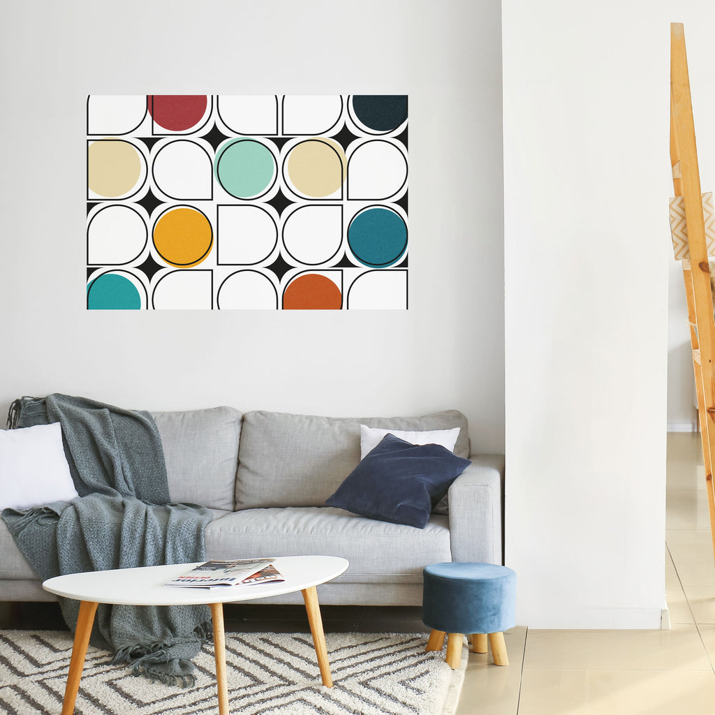 HUE HARMONY Poster Horizontal Autocolante