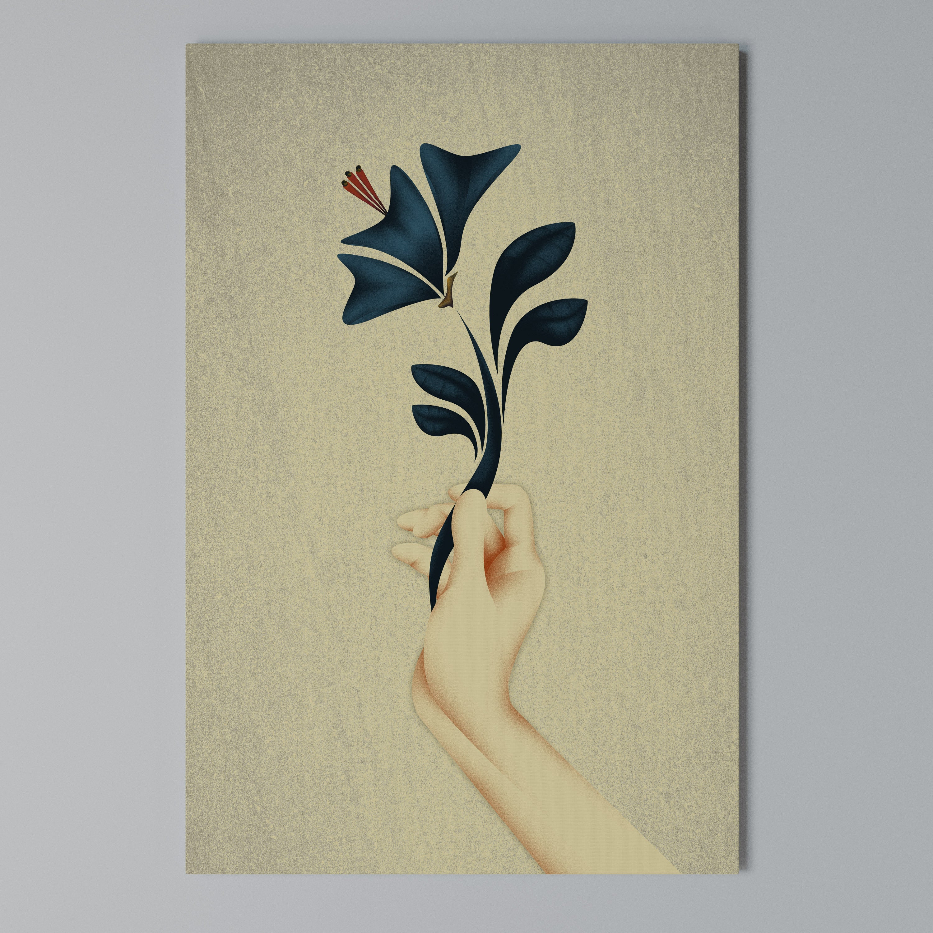 TAKE IT OR LEAF IT Vertical Canvas Print