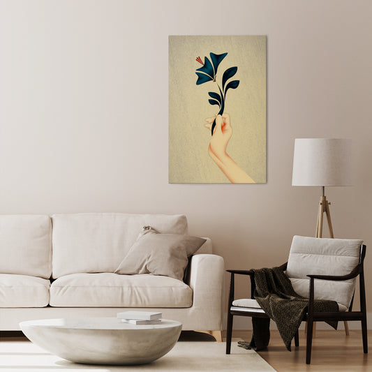 TAKE IT OR LEAF IT Quadro em tela vertical