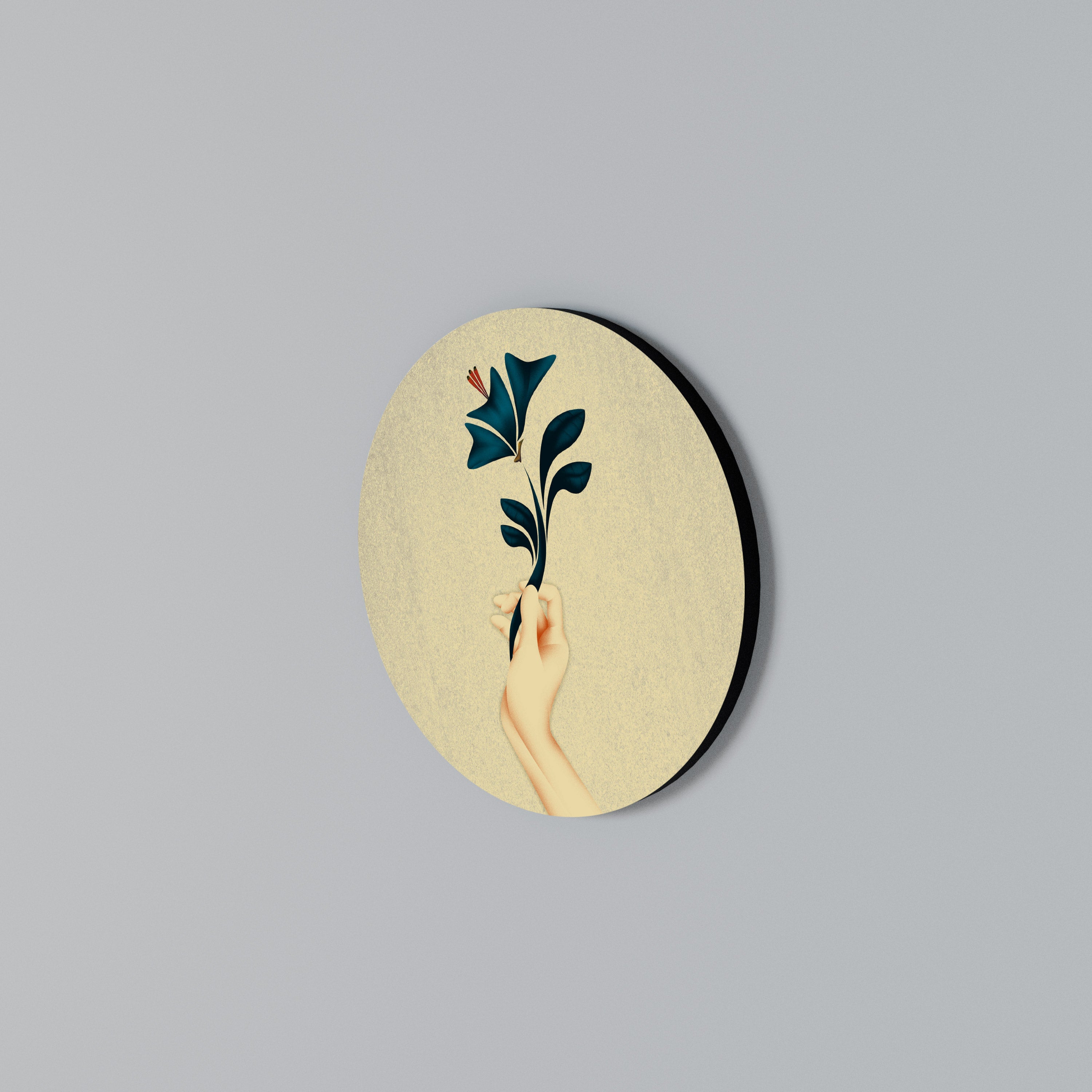 TAKE IT OR LEAF IT Arte de Parede Redonda