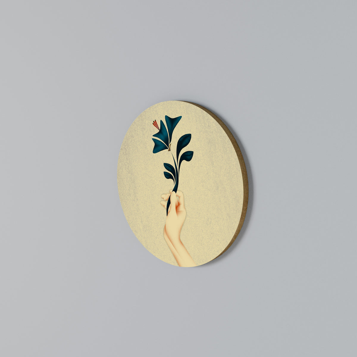 TAKE IT OR LEAF IT Arte de Parede Redonda
