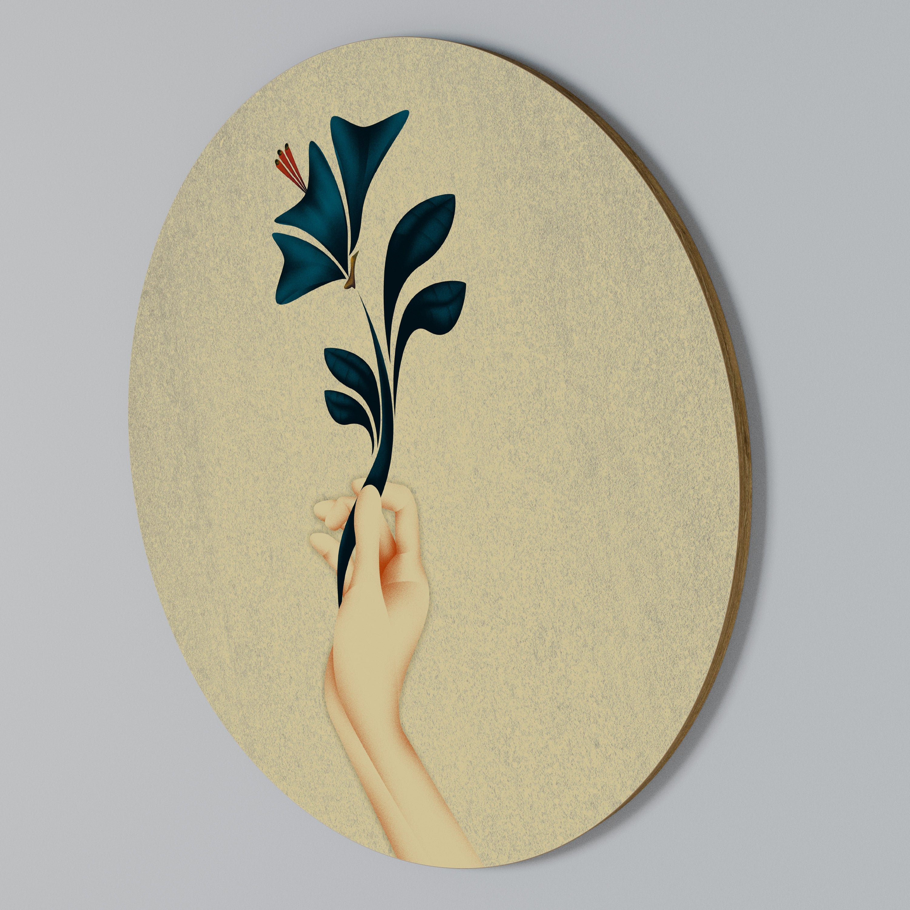 TAKE IT OR LEAF IT Arte de Parede Redonda