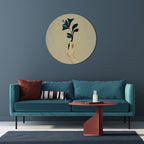 TAKE IT OR LEAF IT Round Wall Art