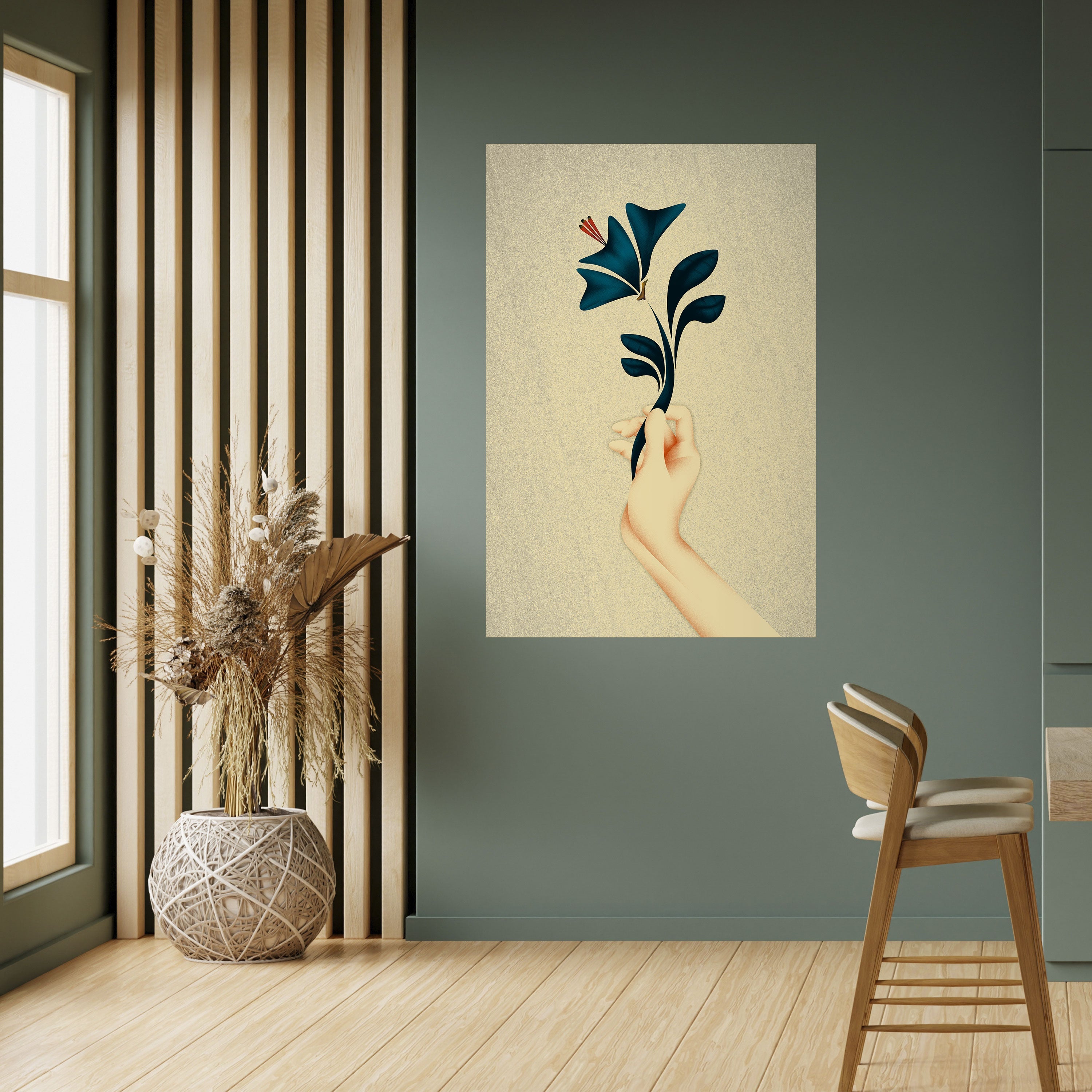 TAKE IT OR LEAF IT Peel and Stick Vertical Poster