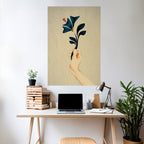 TAKE IT OR LEAF IT Peel and Stick Vertical Poster