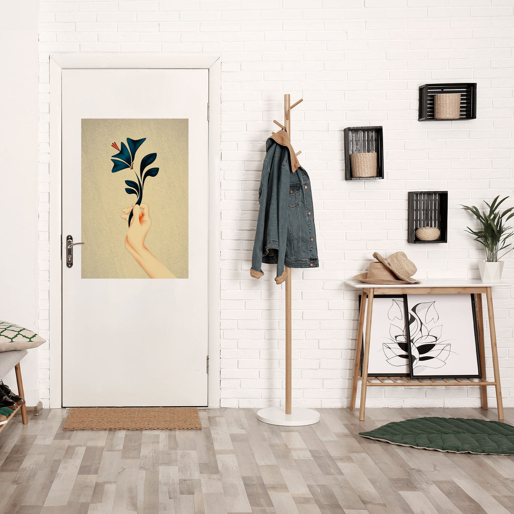 TAKE IT OR LEAF IT Peel and Stick Vertical Poster