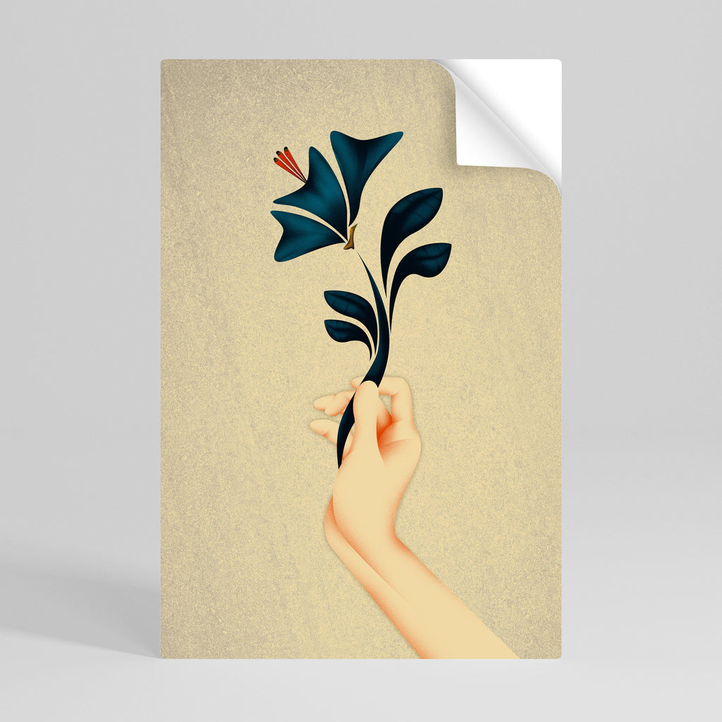 TAKE IT OR LEAF IT Peel and Stick Vertical Poster