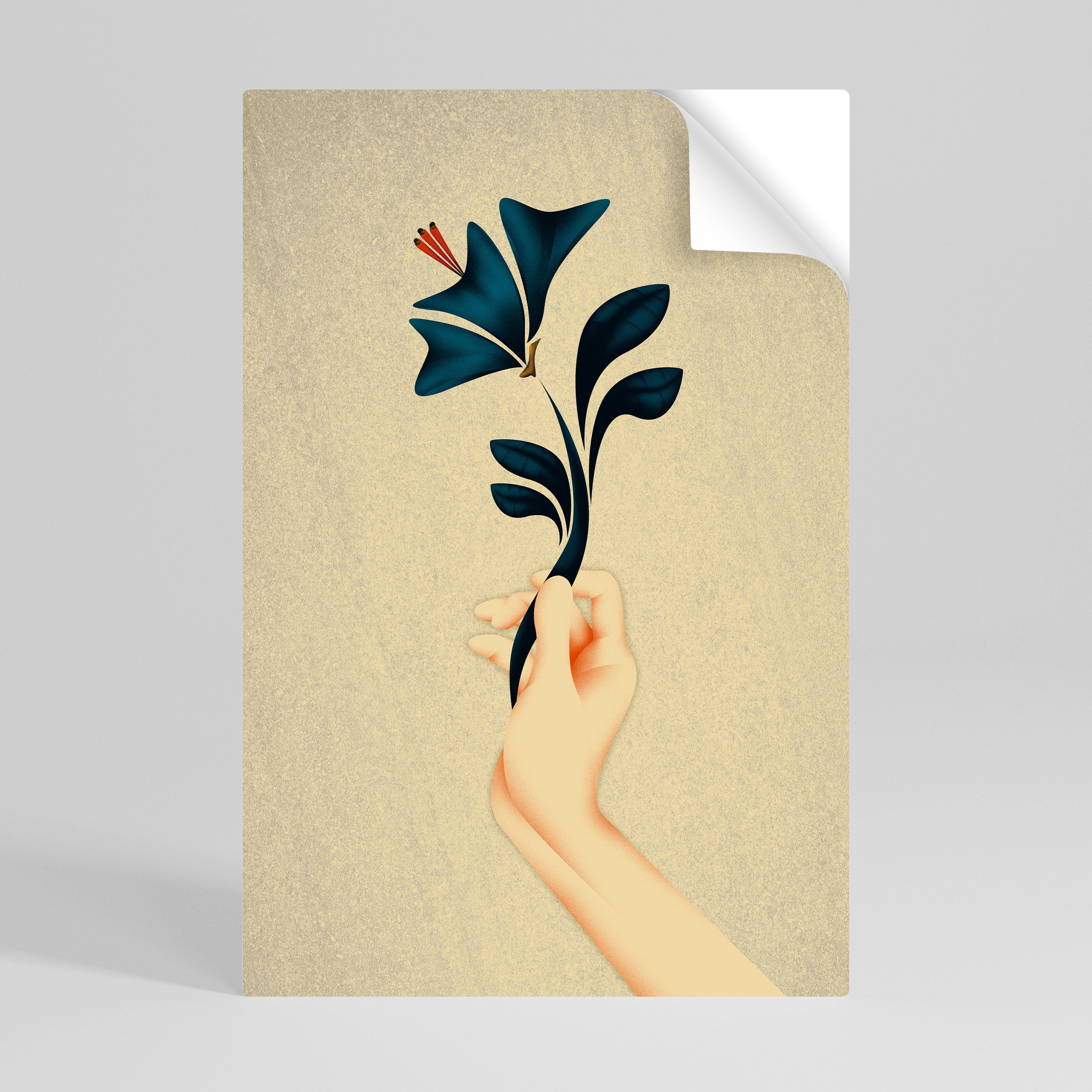 TAKE IT OR LEAF IT Póster Autocolante Vertical