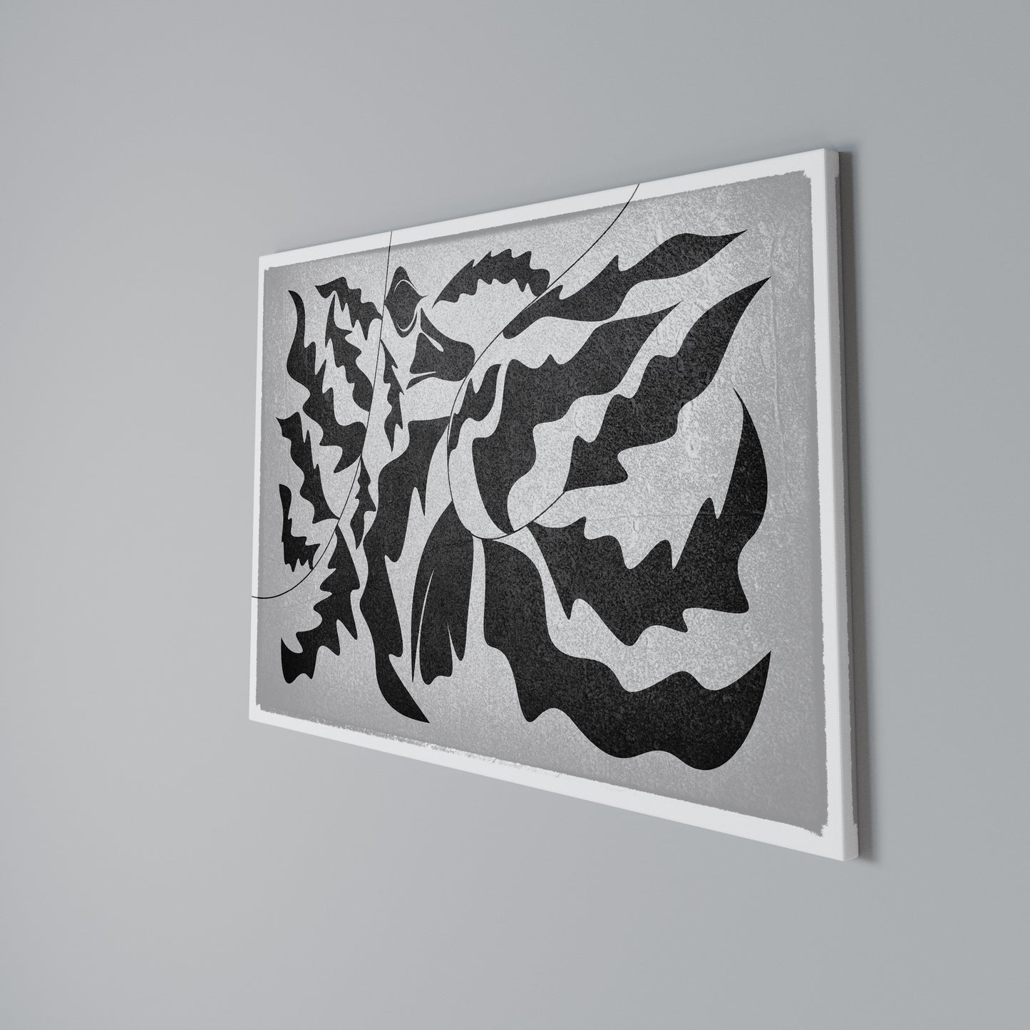 SHARP SHADOWS Horizontal Canvas Print