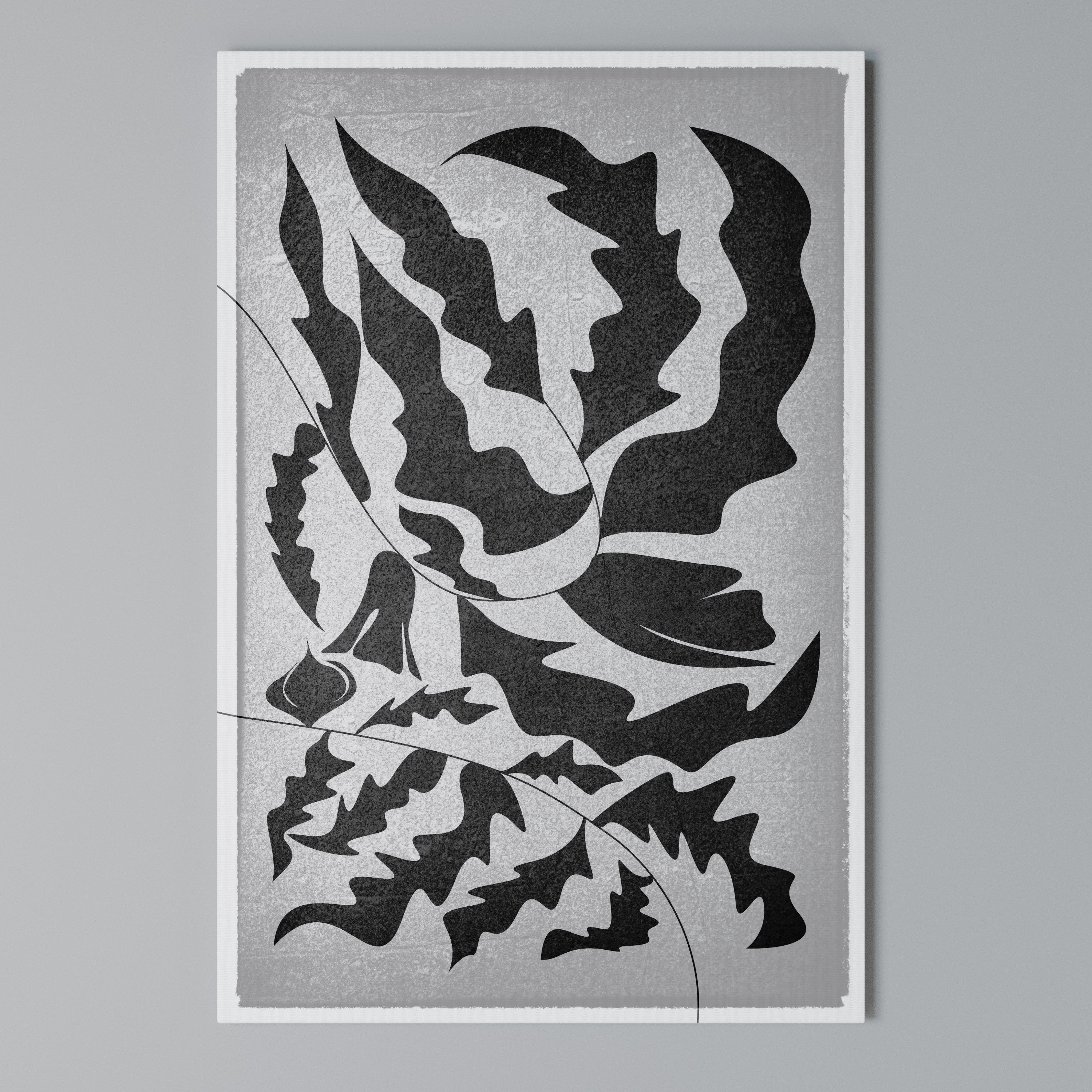 SHARP SHADOWS Vertical Canvas Print