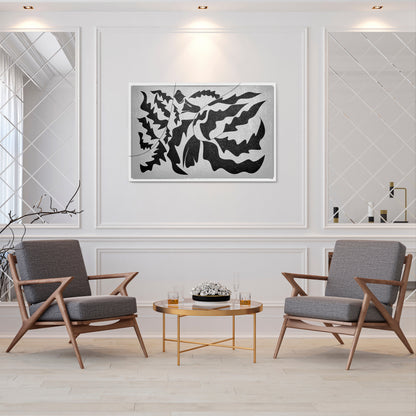 SHARP SHADOWS Horizontal Canvas Print
