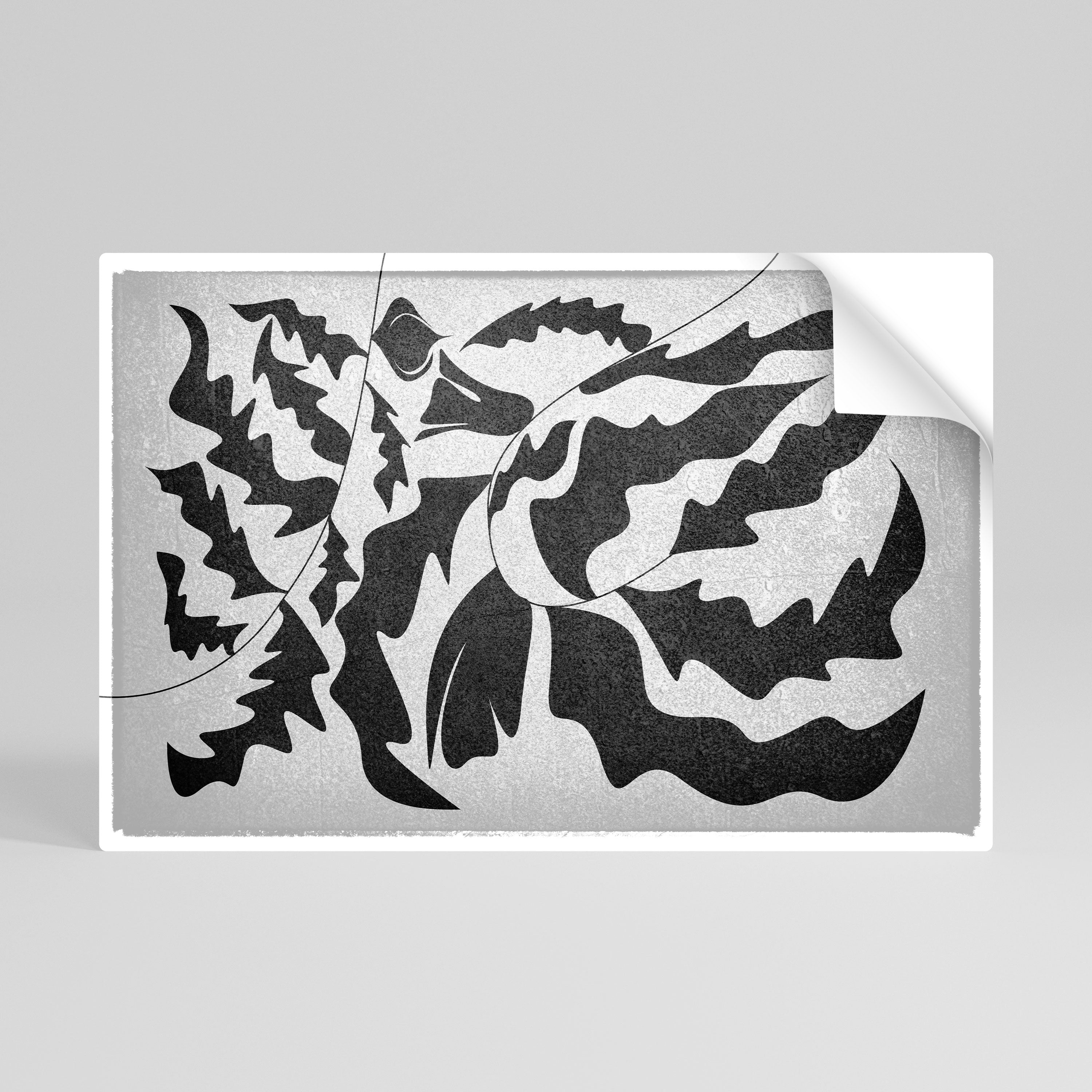 SHARP SHADOWS Poster Horizontal Autocolante