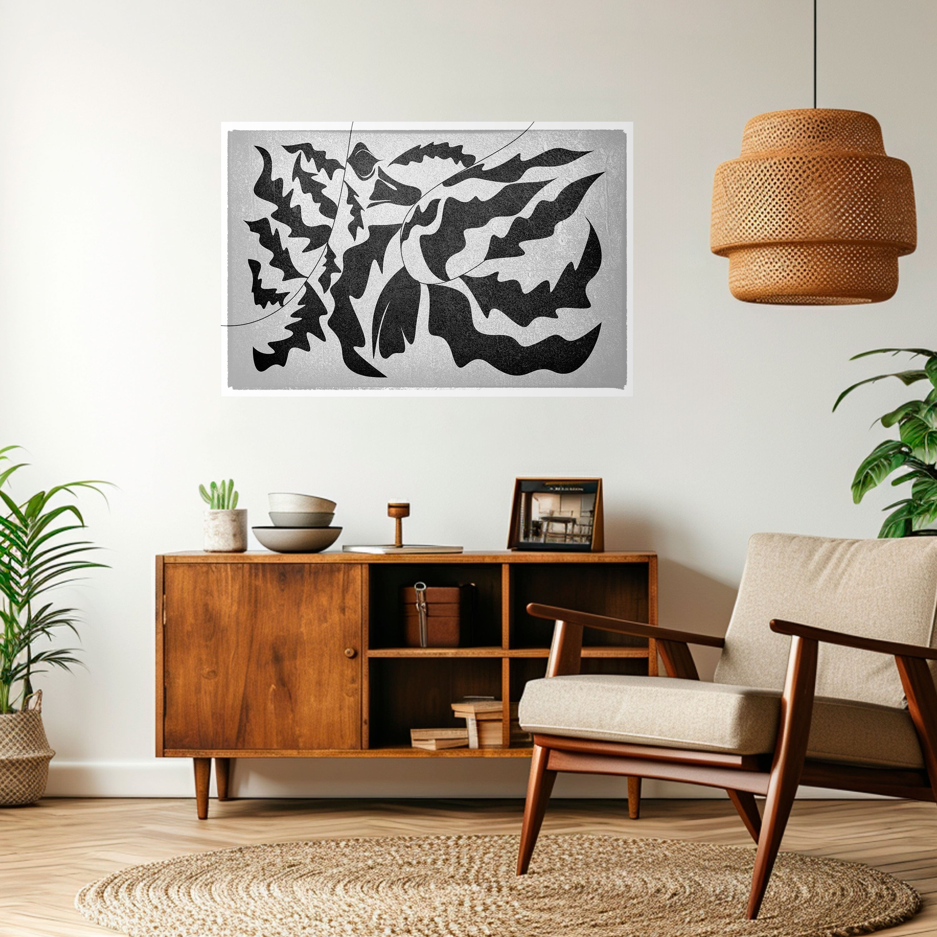 SHARP SHADOWS Poster Horizontal Autocolante