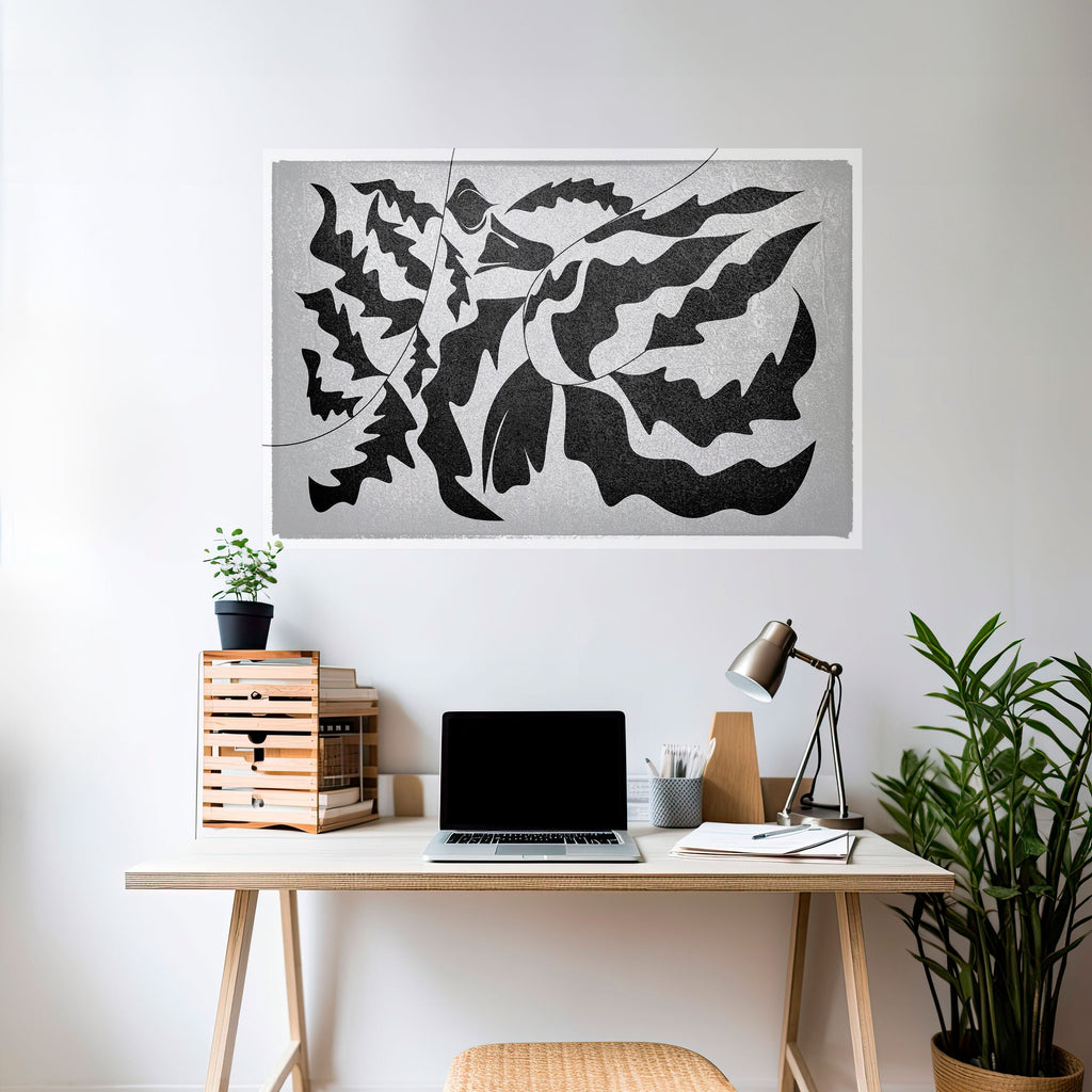 SHARP SHADOWS Poster Horizontal Autocolante