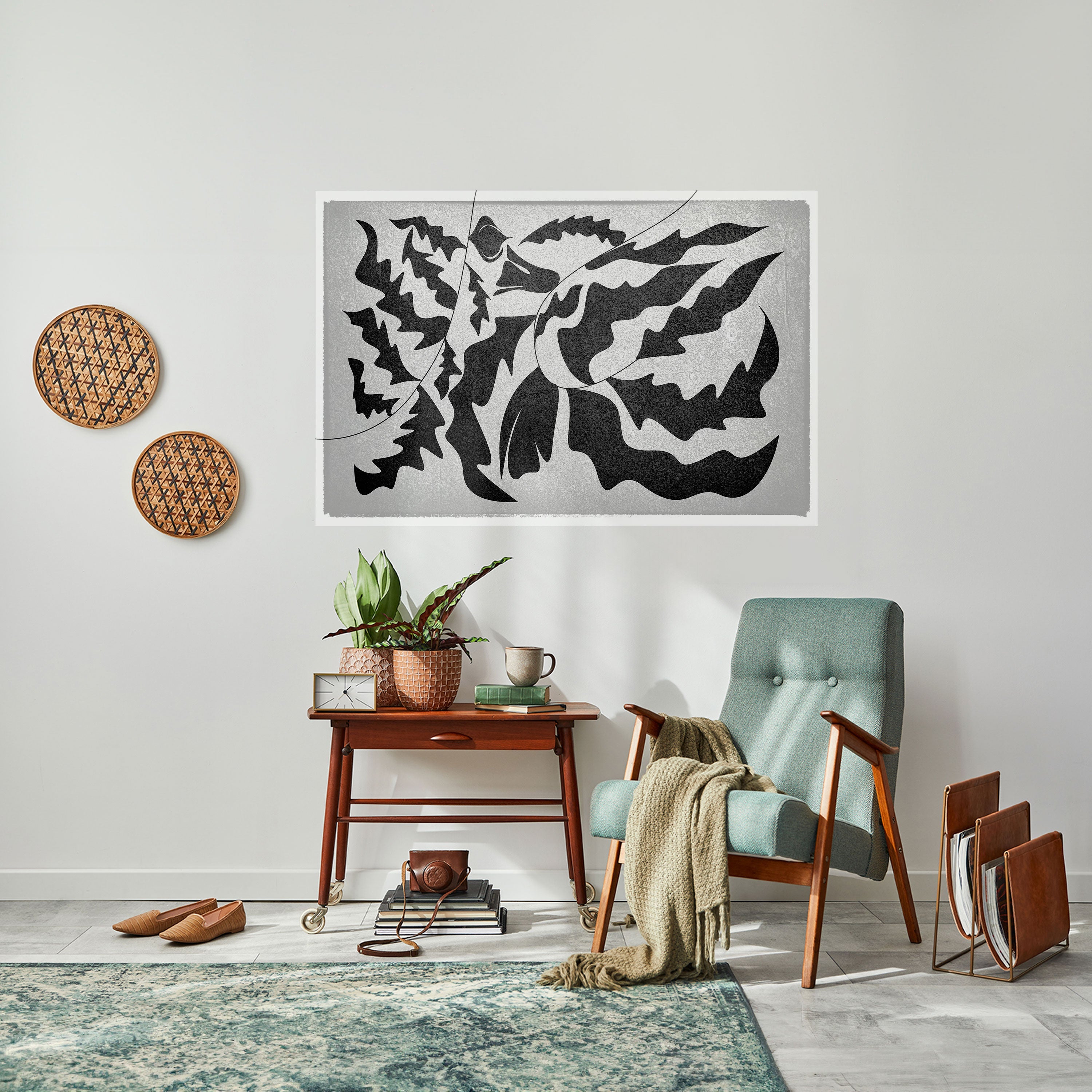 SHARP SHADOWS Poster Horizontal Autocolante