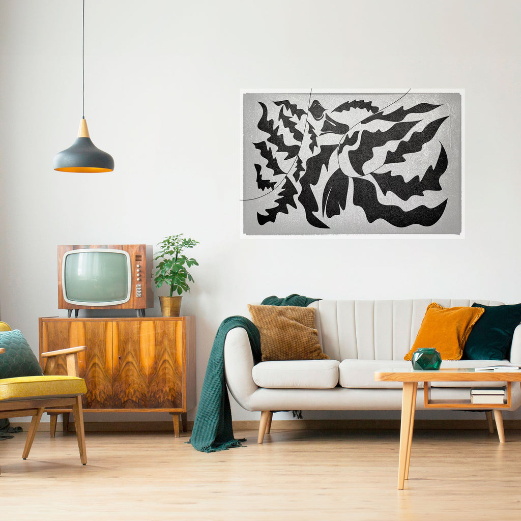 SHARP SHADOWS Poster Horizontal Autocolante