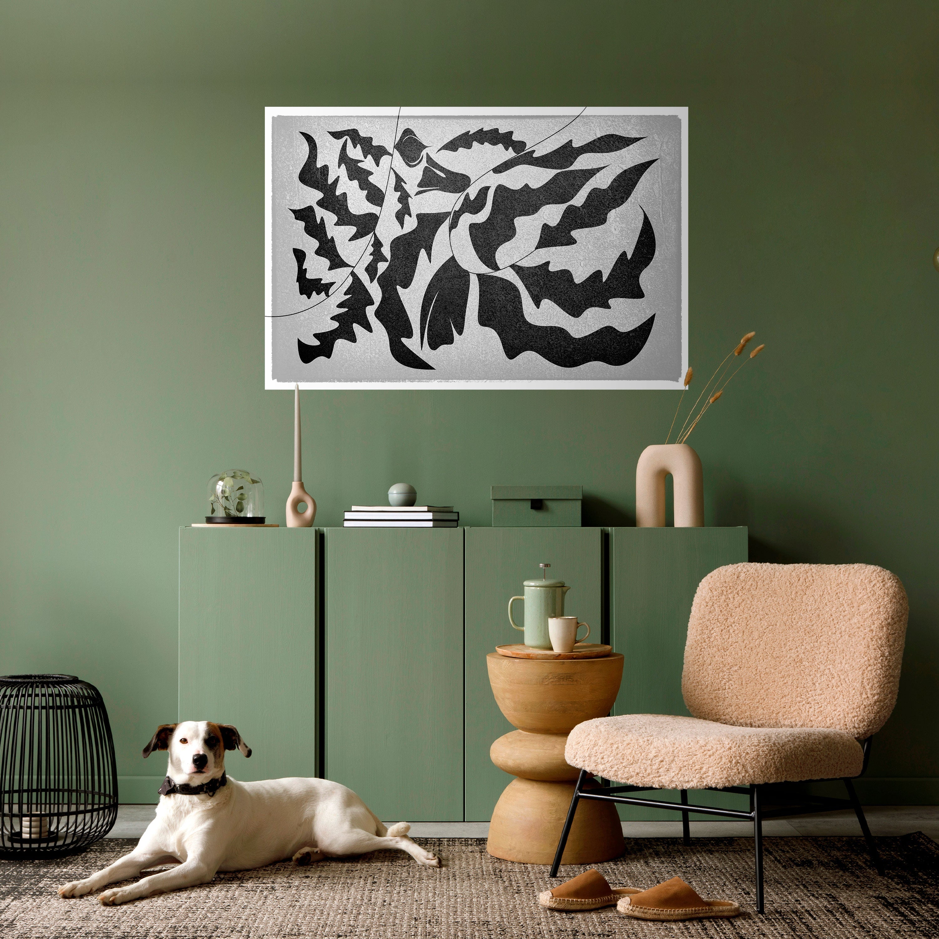 SHARP SHADOWS Poster Horizontal Autocolante