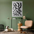 SHARP SHADOWS Peel and Stick Vertical Poster