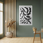 SHARP SHADOWS Peel and Stick Vertical Poster