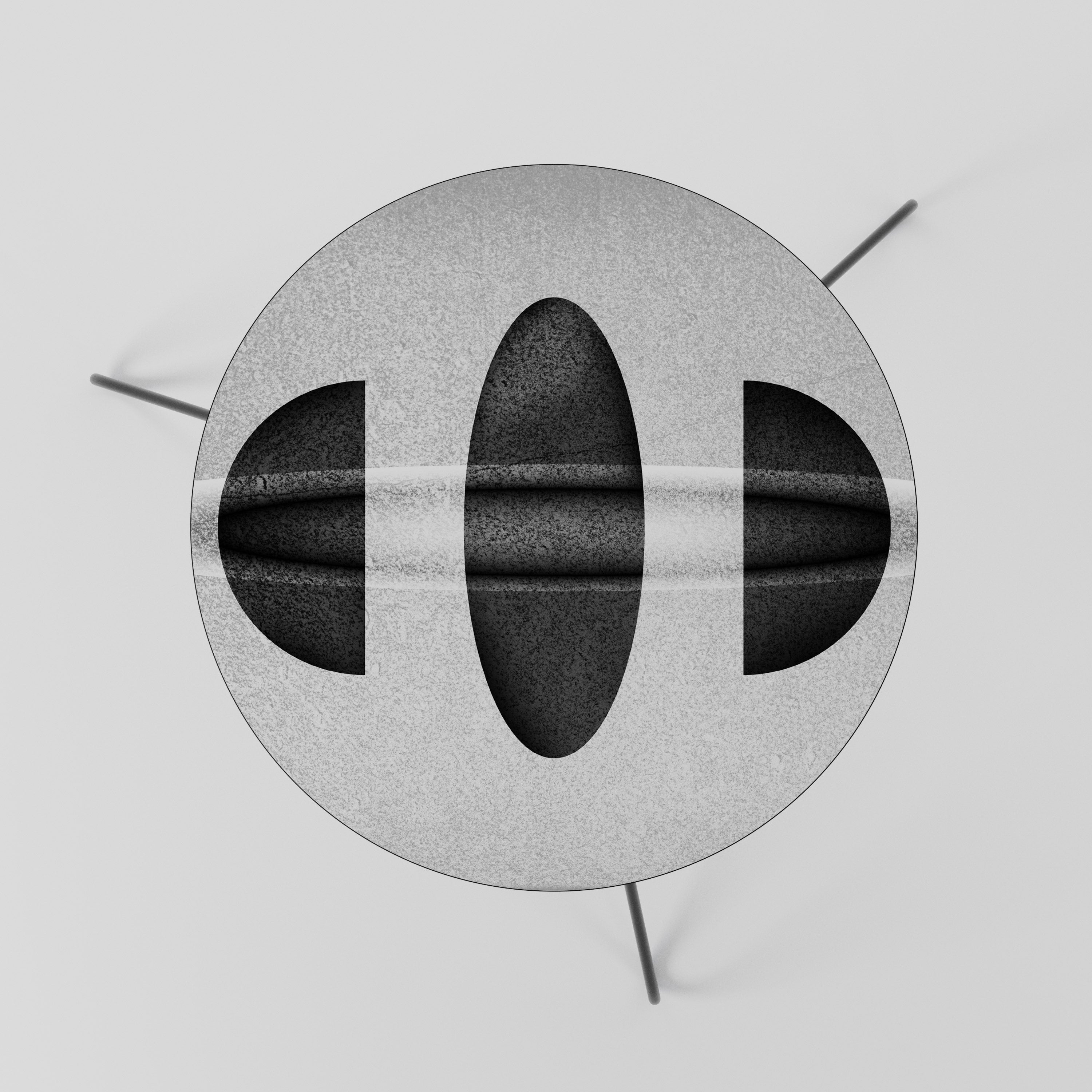 OBSIDIAN ODYSSEY Mesa de Centro 60