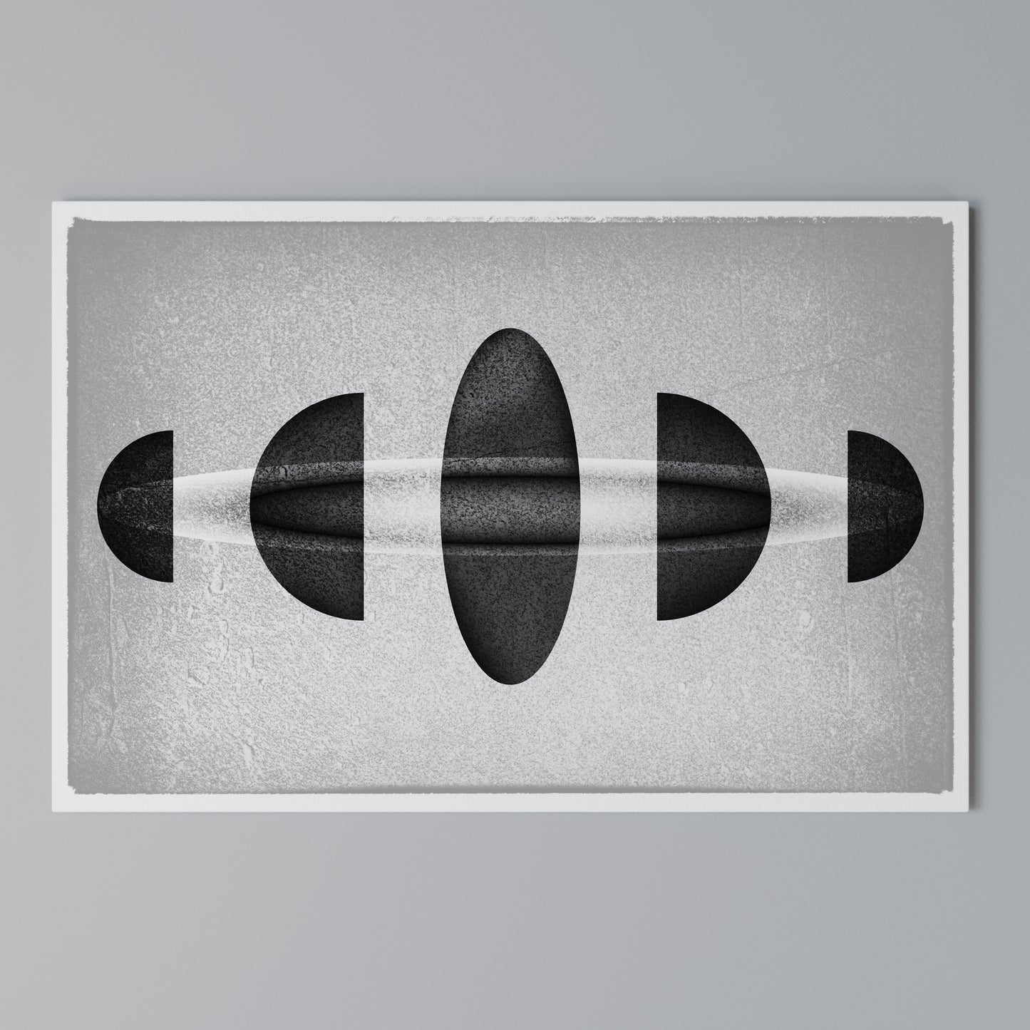 OBSIDIAN ODYSSEY Horizontal Canvas Print