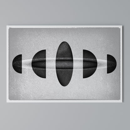 OBSIDIAN ODYSSEY Horizontal Canvas Print