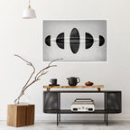 OBSIDIAN ODYSSEY Peel and Stick Horizontal Poster