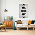 OBSIDIAN ODYSSEY Peel and Stick Vertical Poster