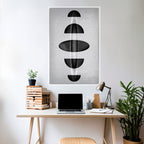 OBSIDIAN ODYSSEY Peel and Stick Vertical Poster