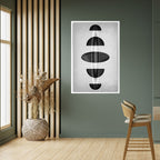 OBSIDIAN ODYSSEY Peel and Stick Vertical Poster