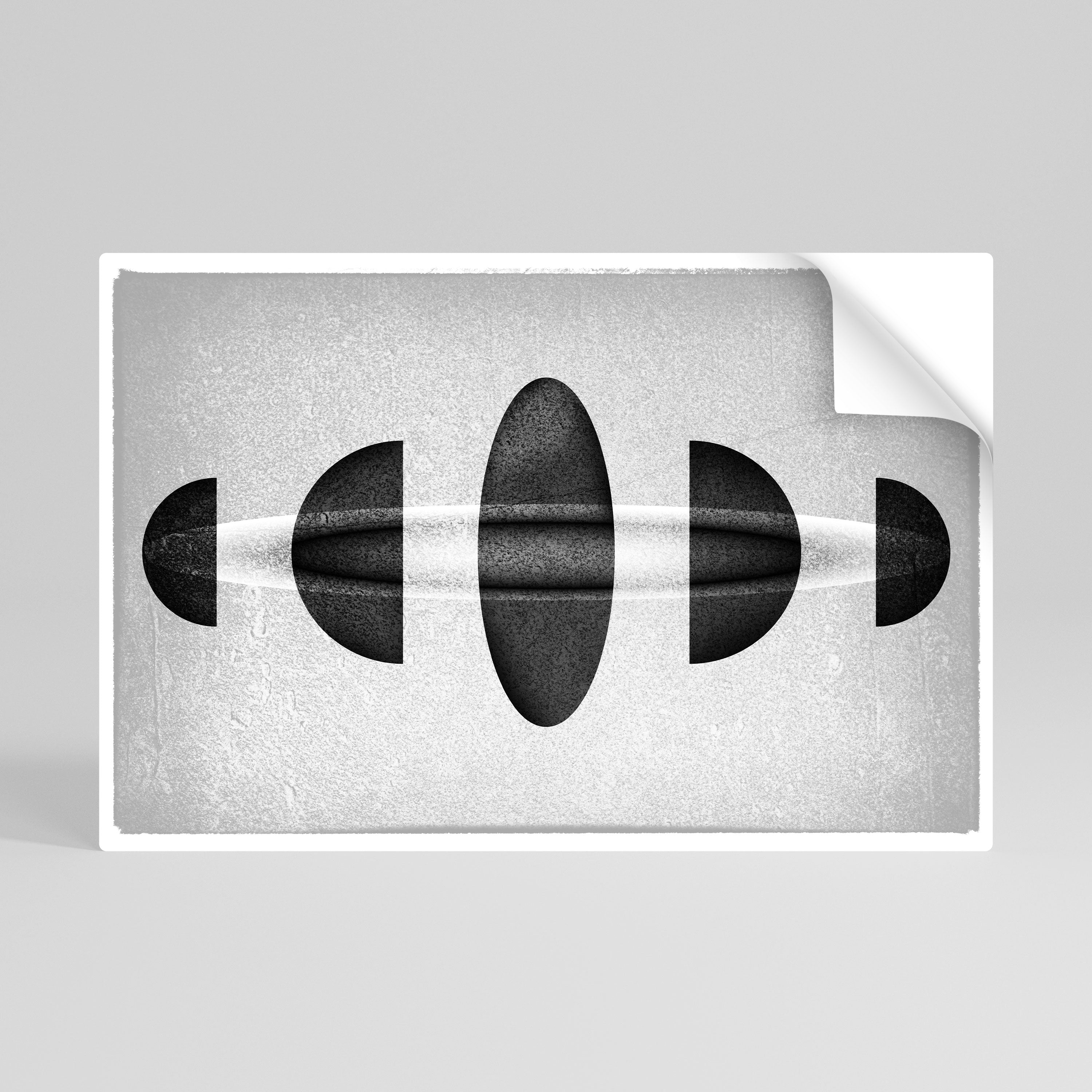 OBSIDIAN ODYSSEY Poster Horizontal Autocolante