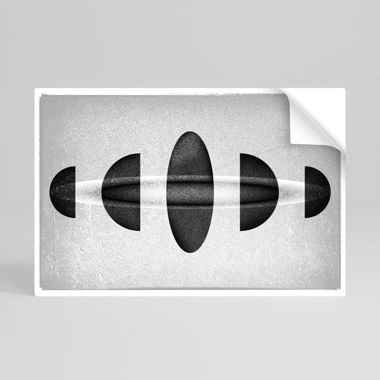 OBSIDIAN ODYSSEY Póster Autocolante Horizontal
