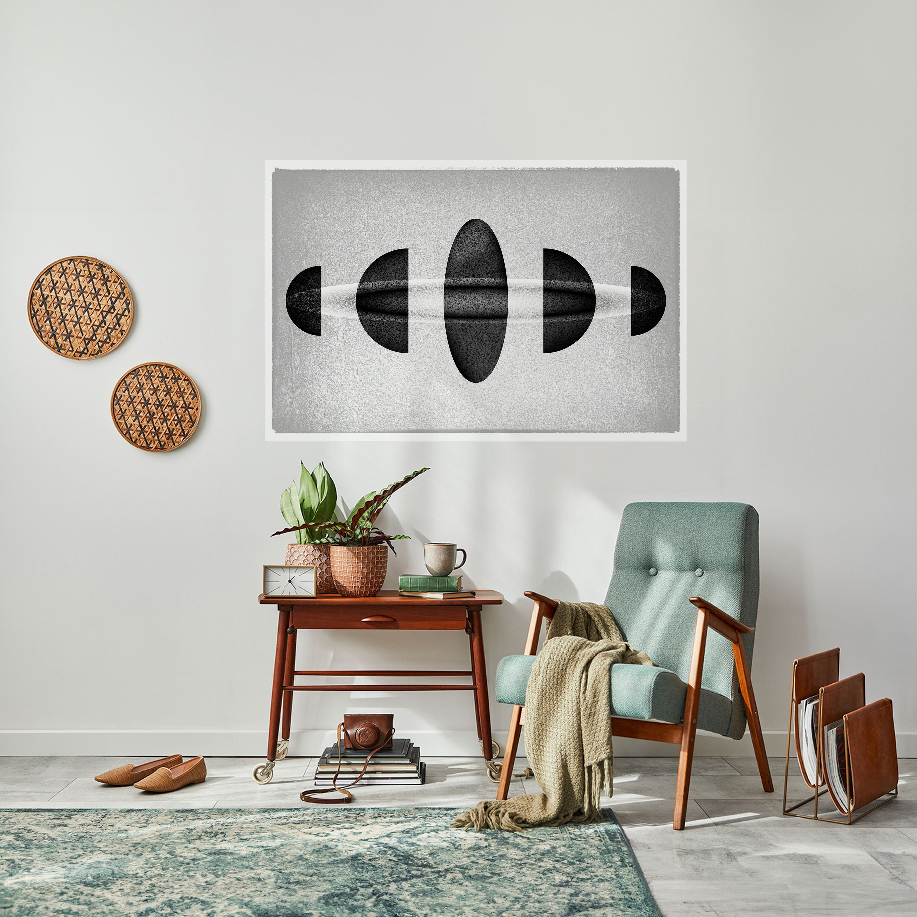 OBSIDIAN ODYSSEY Poster Horizontal Autocolante