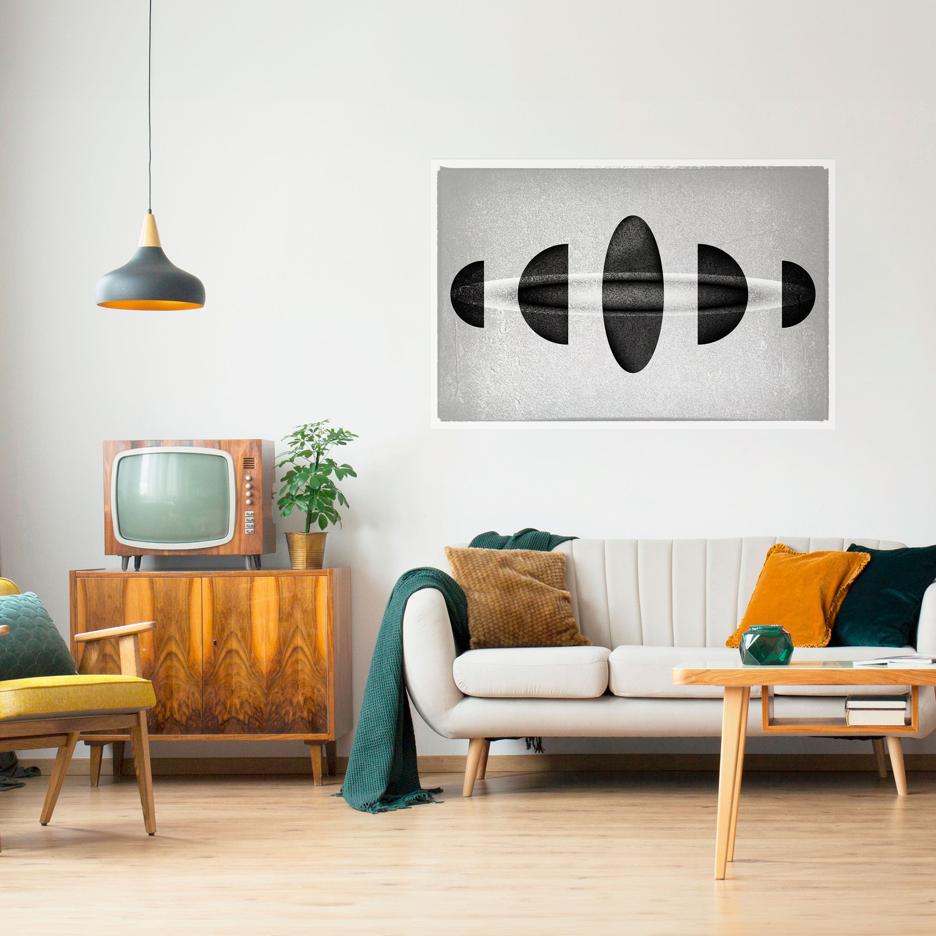 OBSIDIAN ODYSSEY Poster Horizontal Autocolante