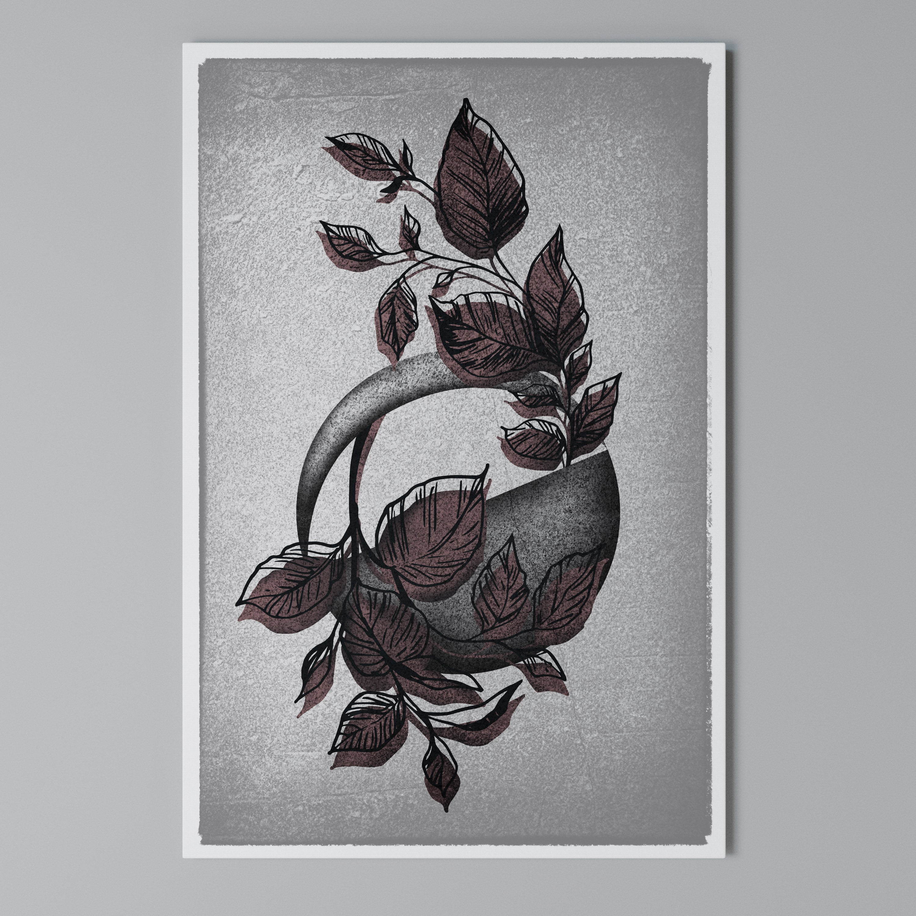 GRAPHIC WONDER Vertical Canvas Print