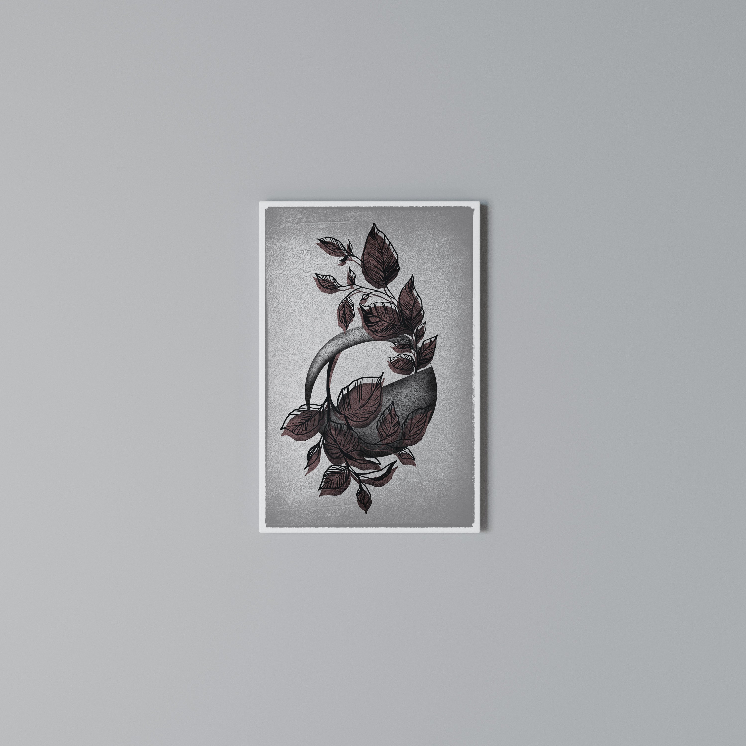 GRAPHIC WONDER Vertical Canvas Print