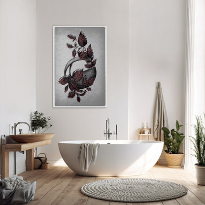 GRAPHIC WONDER Quadro em tela vertical