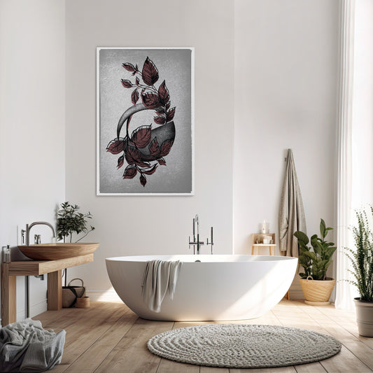 GRAPHIC WONDER Quadro em tela vertical