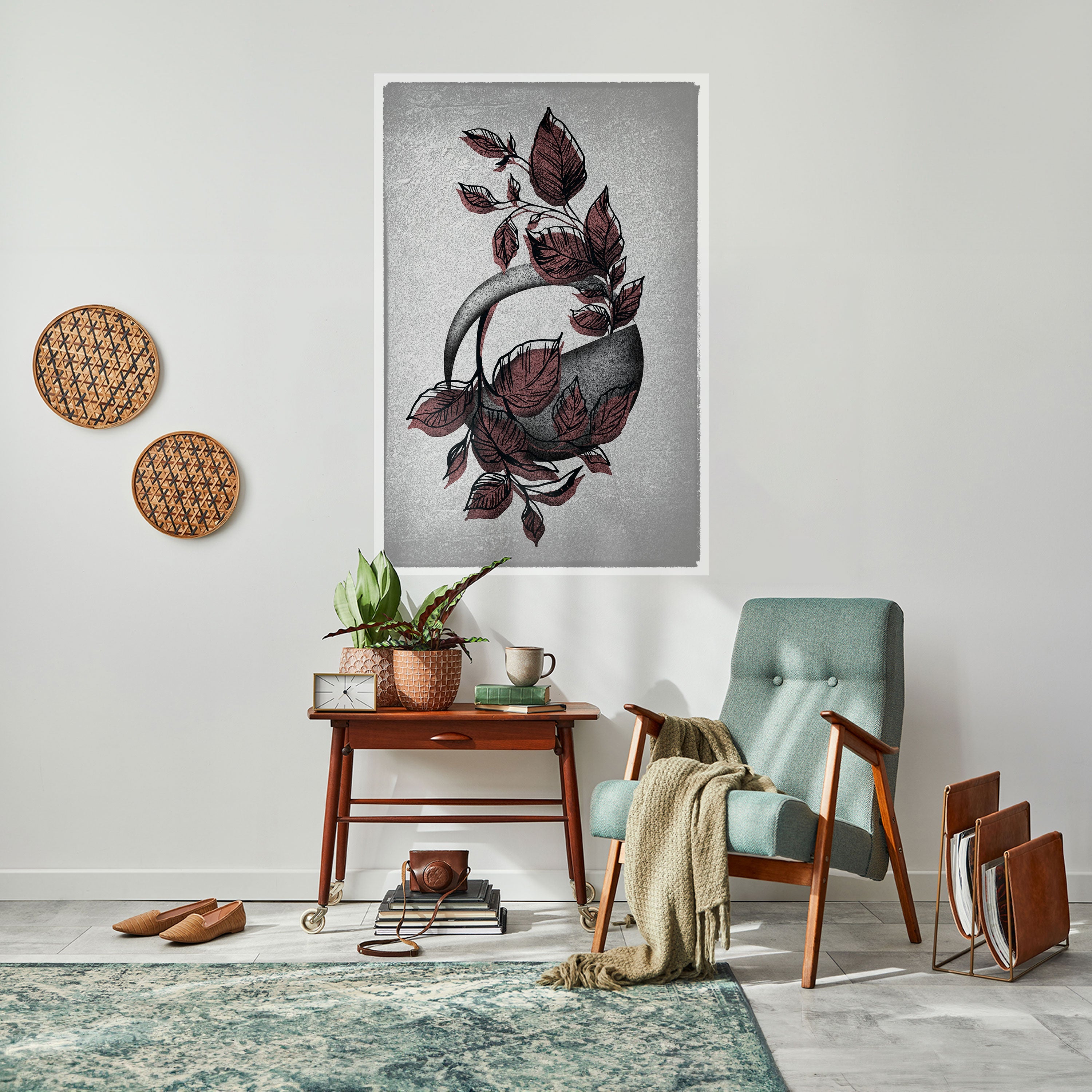 GRAPHIC WONDER Peel and Stick Vertical Poster