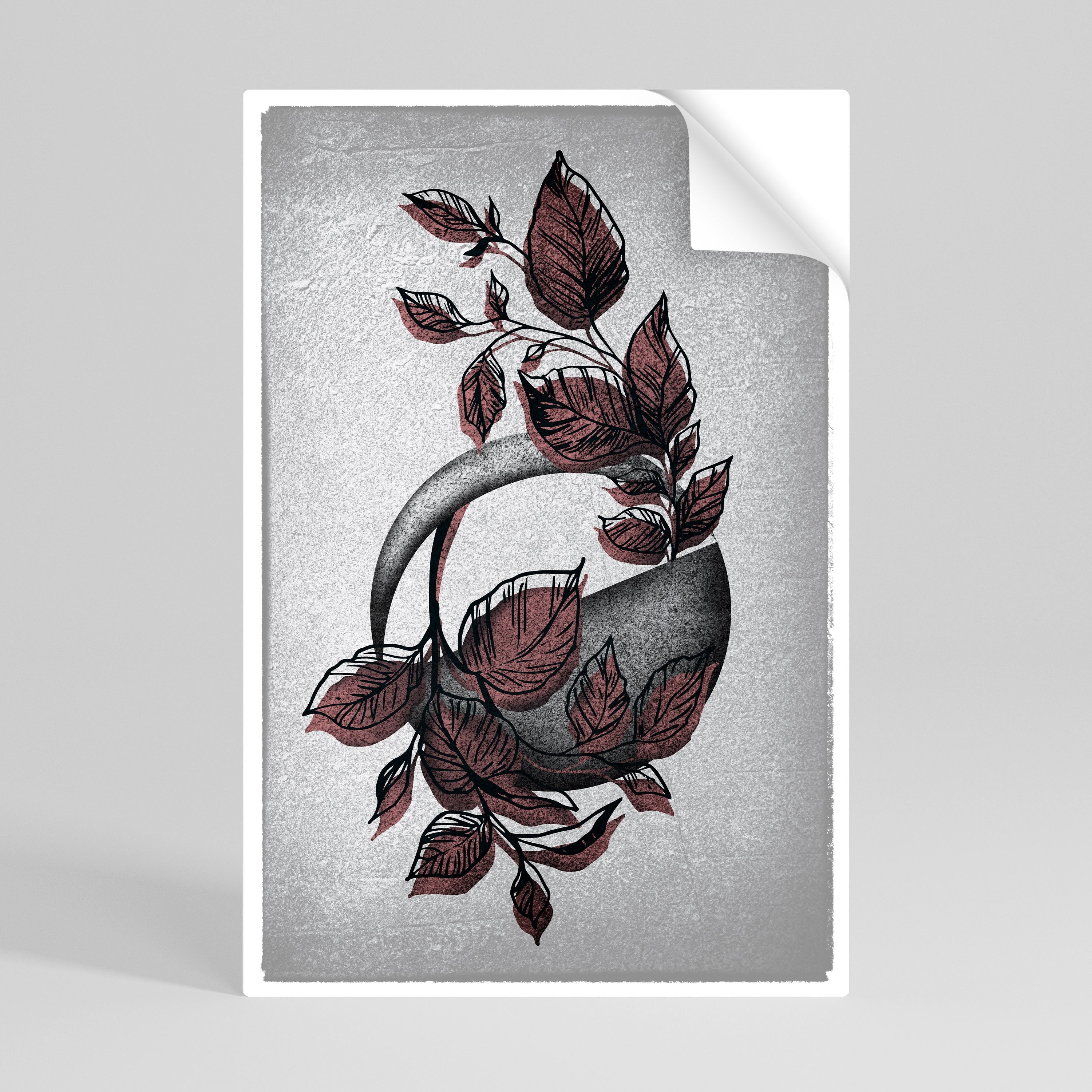 GRAPHIC WONDER Peel and Stick Vertical Poster