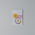 CITRUS SPARK Vertical Canvas Print
