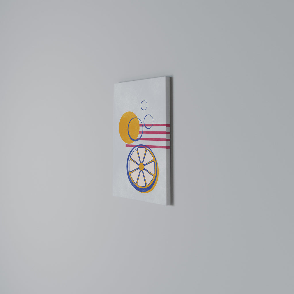 CITRUS SPARK Vertical Canvas Print