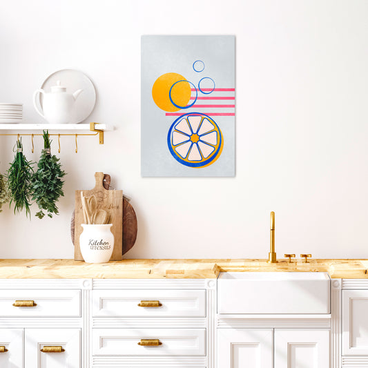 CITRUS SPARK Quadro em tela vertical
