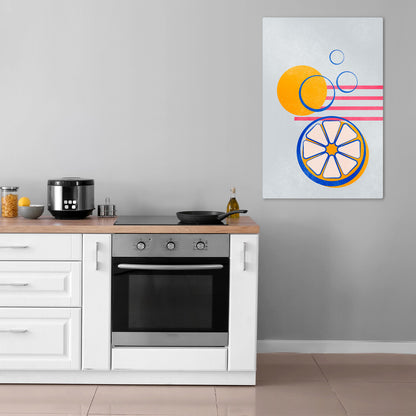 CITRUS SPARK Quadro em tela vertical