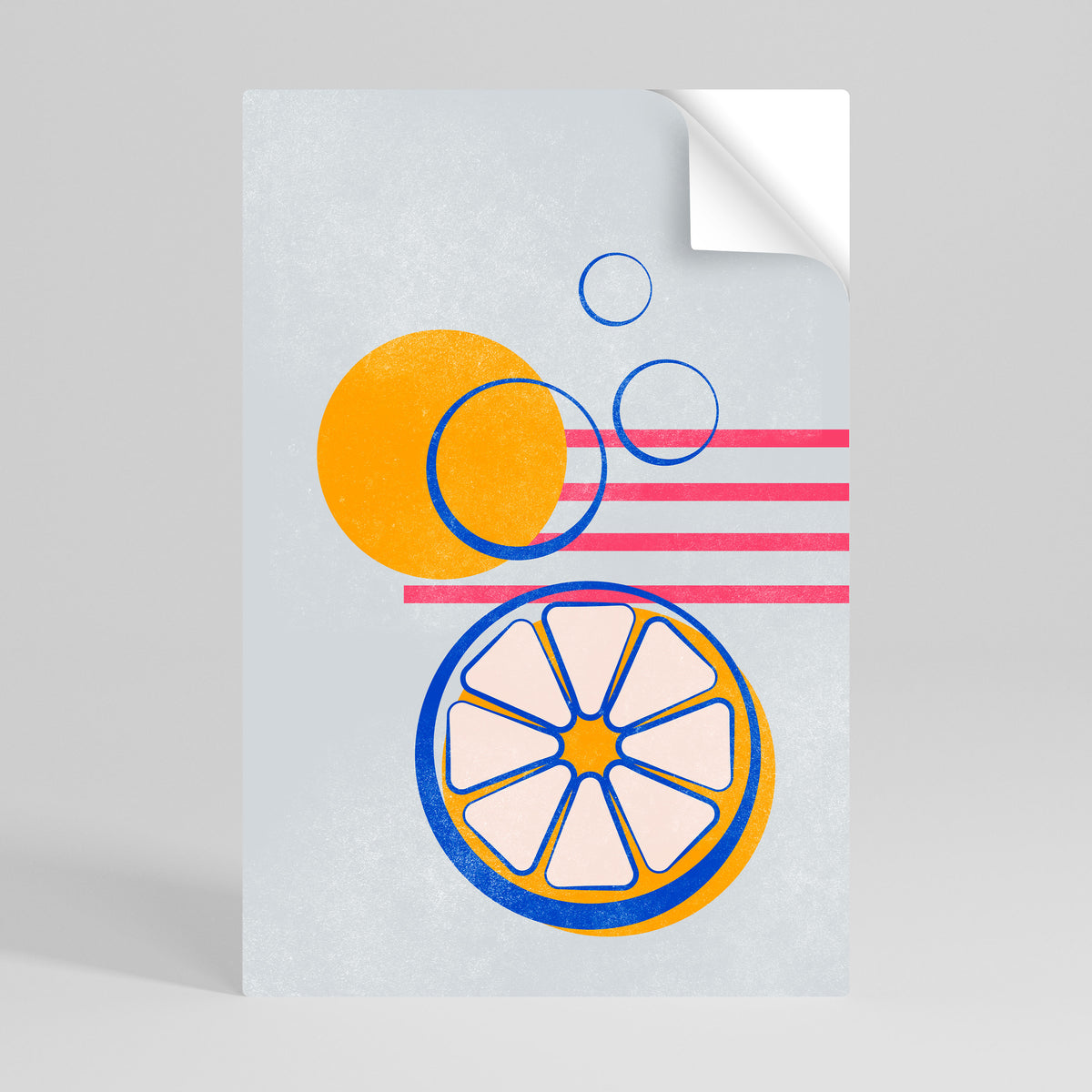 CITRUS SPARK Póster Autocolante Vertical